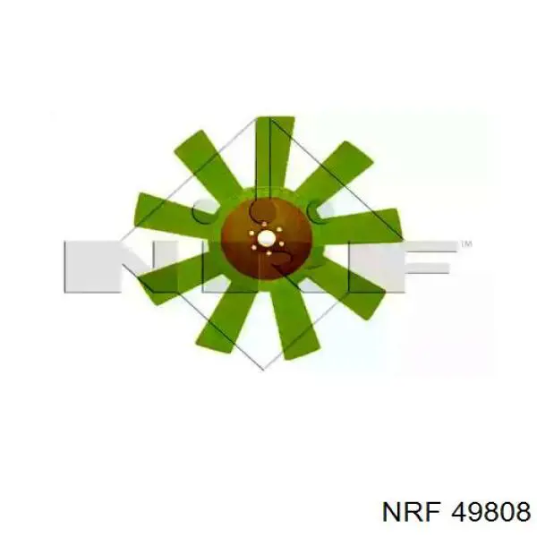 Embrague, ventilador de refrigeración NRF 49808 precio, desde 26,35 EUR