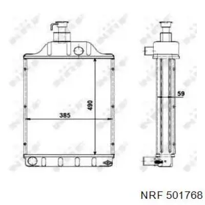 Radiador 62250 Nissens