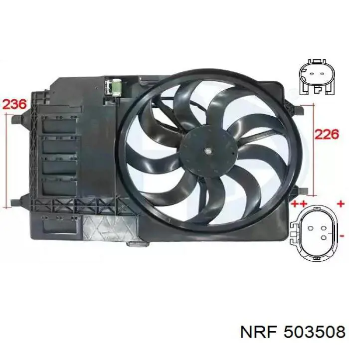 Radiador 503508 NRF