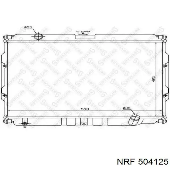 Radiador 504125 NRF