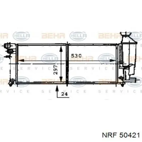 Comprar 50421 NRF Radiador de auto
