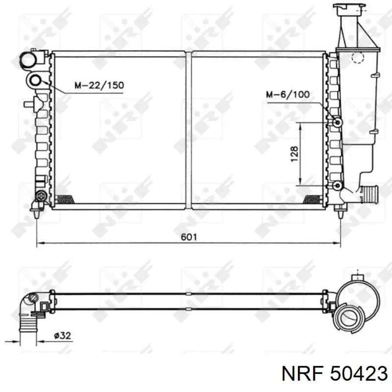 CR169000S Mahle Original radiador