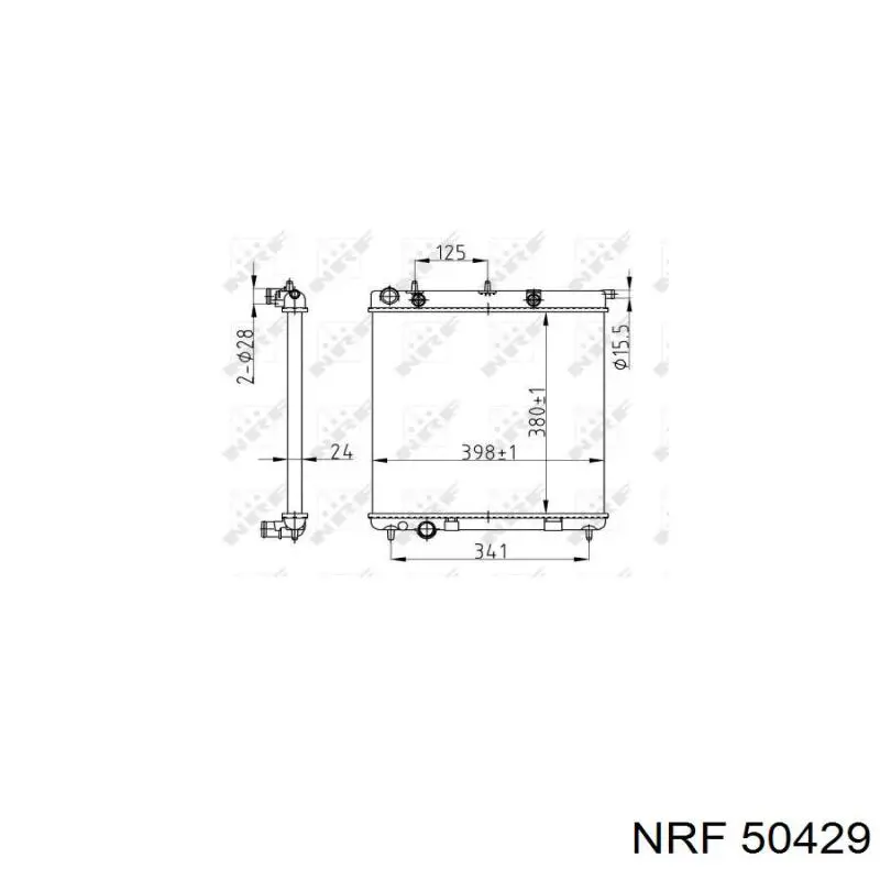 Comprar 50429 NRF Radiador de auto