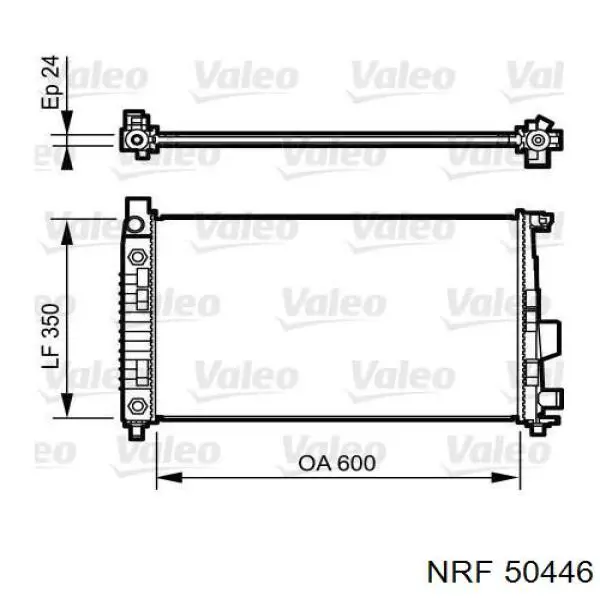 Radiador 1685001502 Mercedes