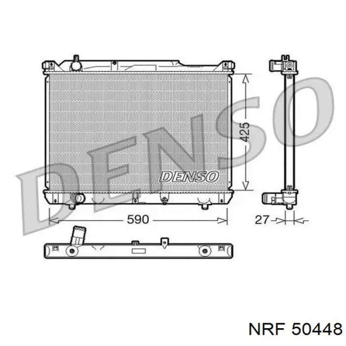 50448 NRF Refrigeración del motor