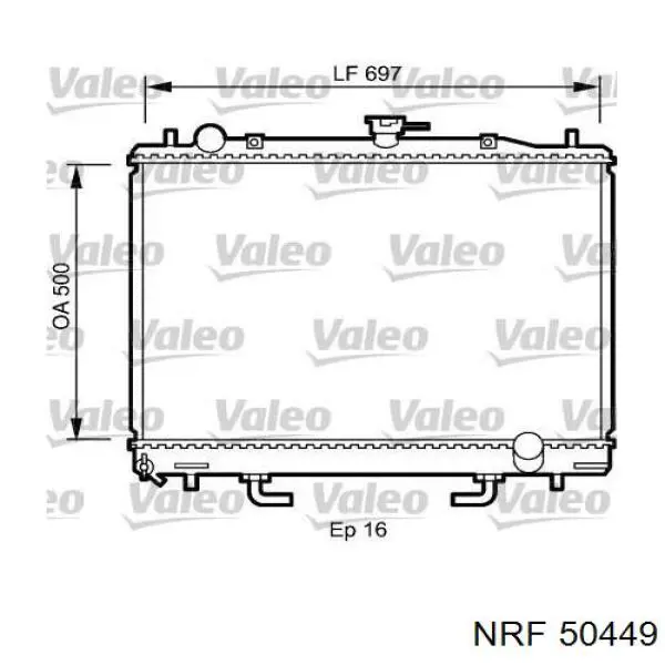 Comprar MB890951 Mitsubishi Radiador de auto