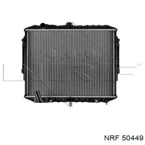 Radiador de água Mitsubishi MB890950