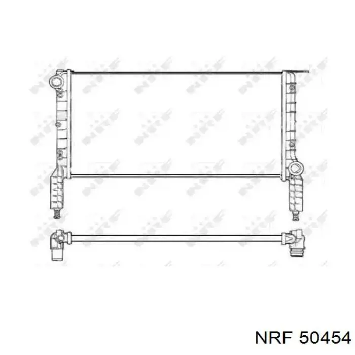 Radiador 50454 NRF