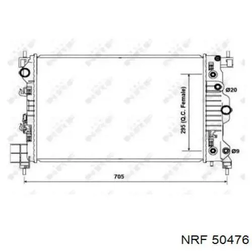 Comprar 95316029 General Motors Radiador de auto