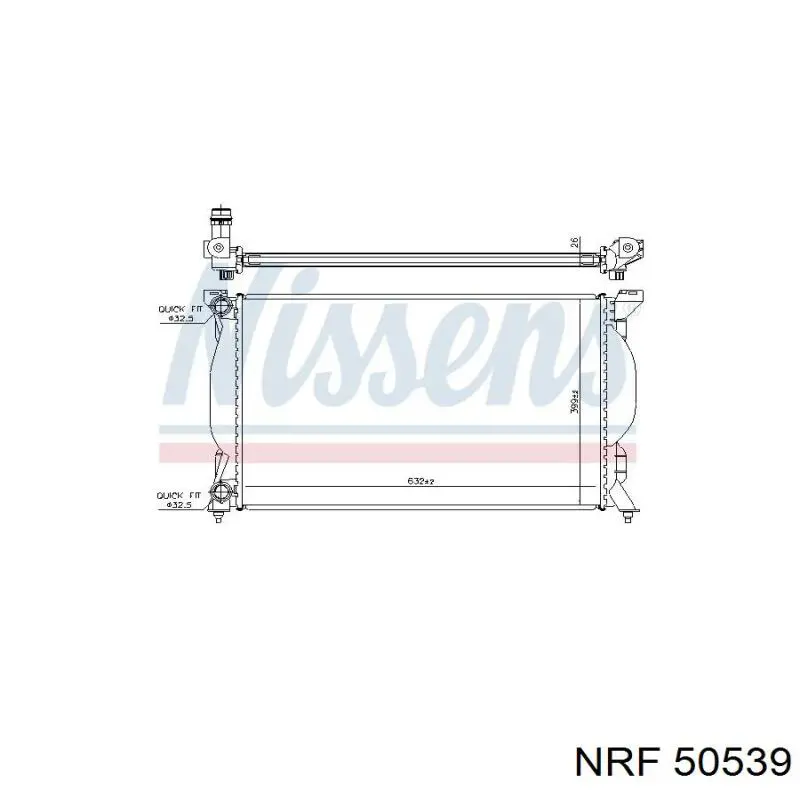 Comprar 50539 NRF Radiador de auto