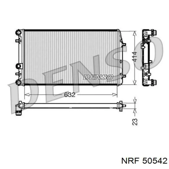 50542 NRF Refrigeración del motor