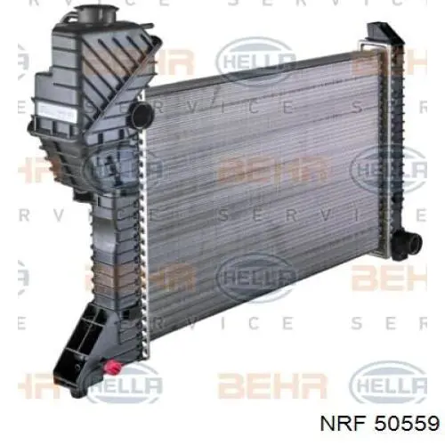 50559 NRF radiador