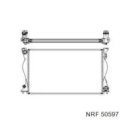 50597 NRF radiador refrigeración del motor