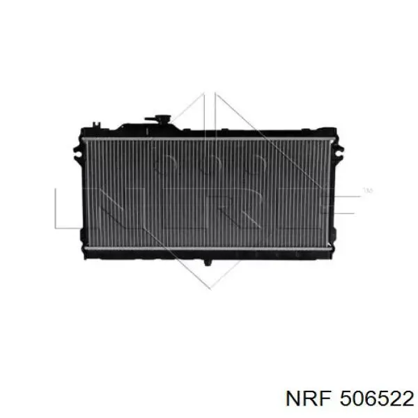 506522 NRF radiador refrigeración del motor