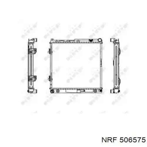 506575 NRF radiador