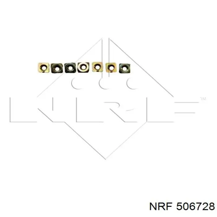506728 NRF radiador