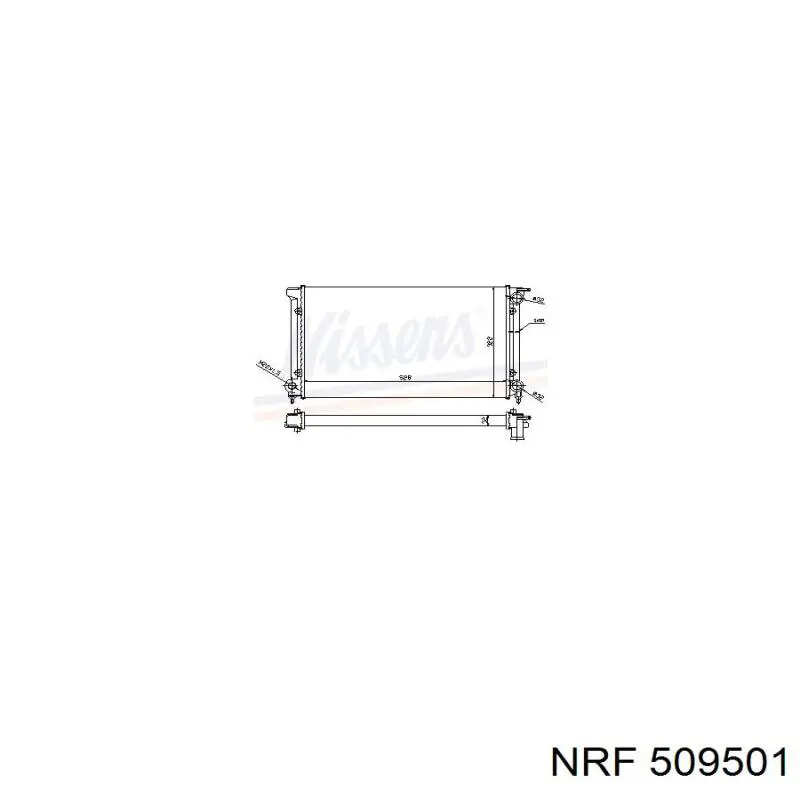 Água radiador NRF 509501 precio, desde 32,09 EUR
