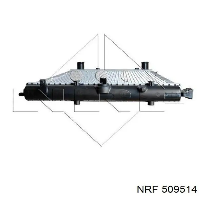 701121253E VAG radiador refrigeración del motor