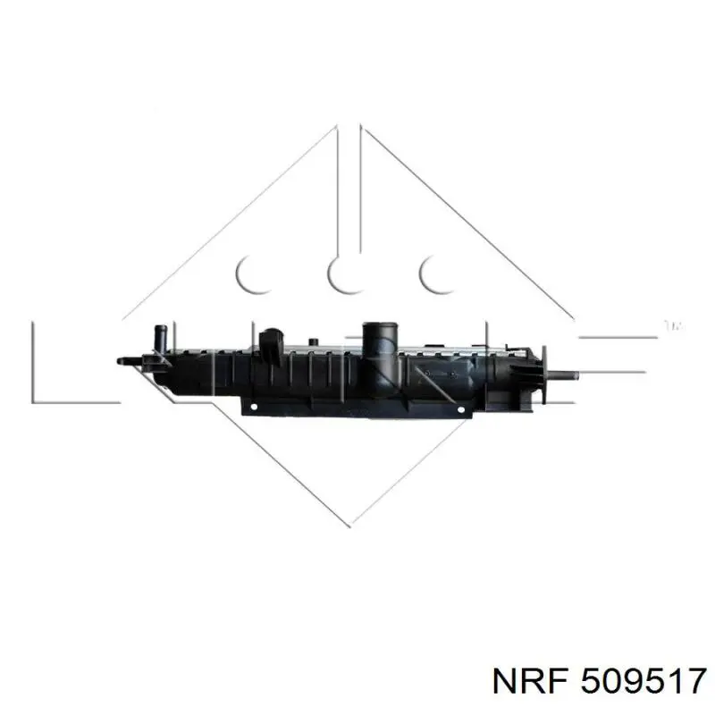 509517 NRF radiador