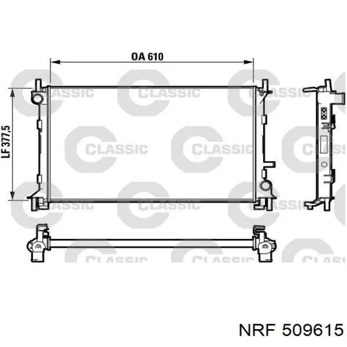 Comprar 59300 NRF Radiador de auto