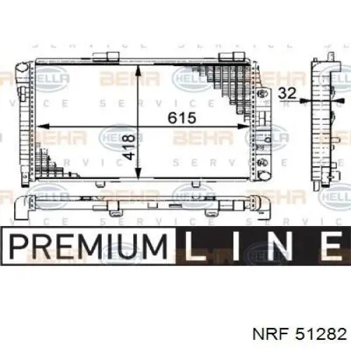 Comprar 51282 NRF Radiador de auto
