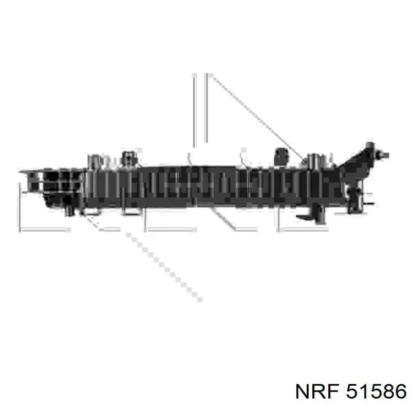 51586 NRF radiador