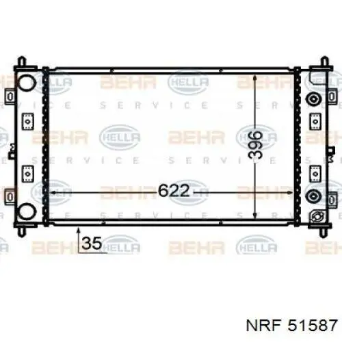 4D0121251F Market (OEM) radiador refrigeración del motor