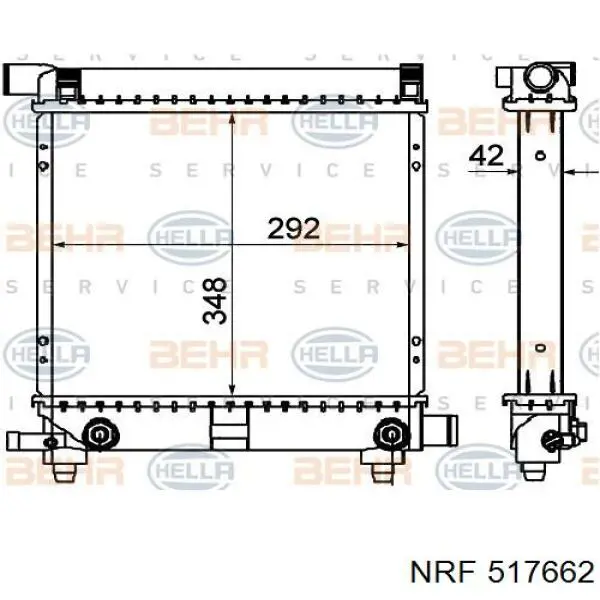 DRM17028 NPS radiador