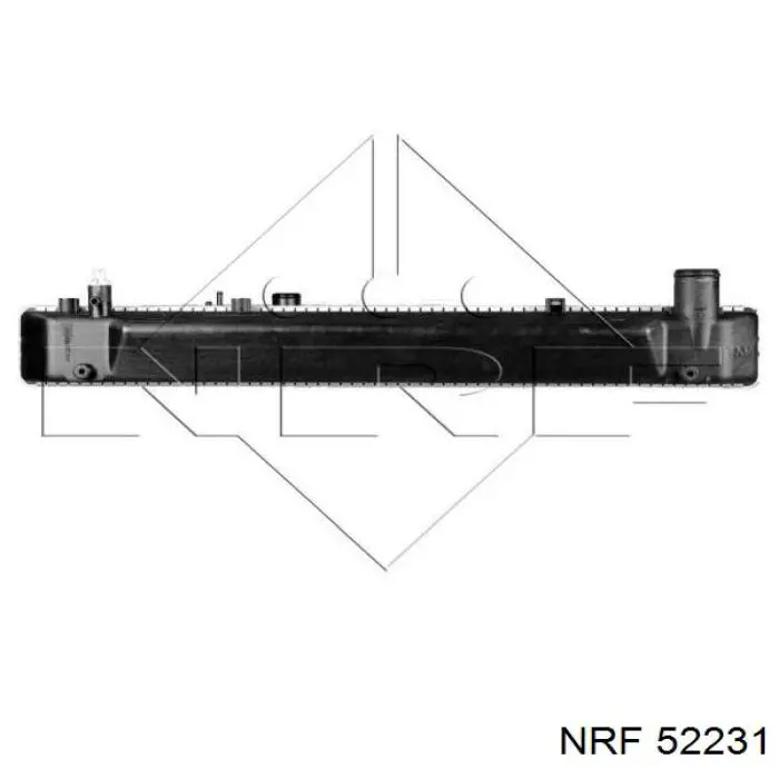 52231 NRF radiador