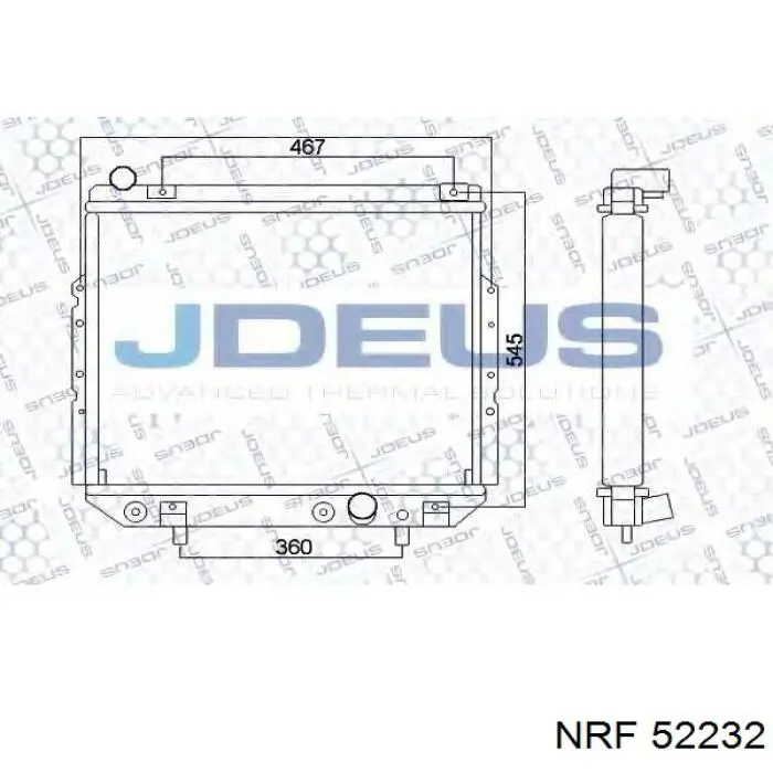 Comprar 52232 NRF Radiador de auto