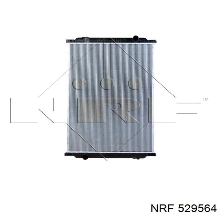 529564 NRF radiador refrigeración del motor