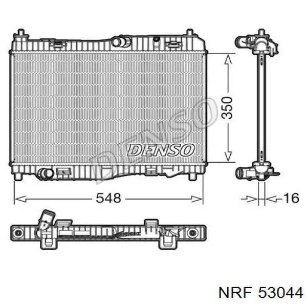 Radiador de água NRF 53044