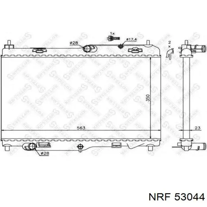 53044 NRF Refrigeración del motor