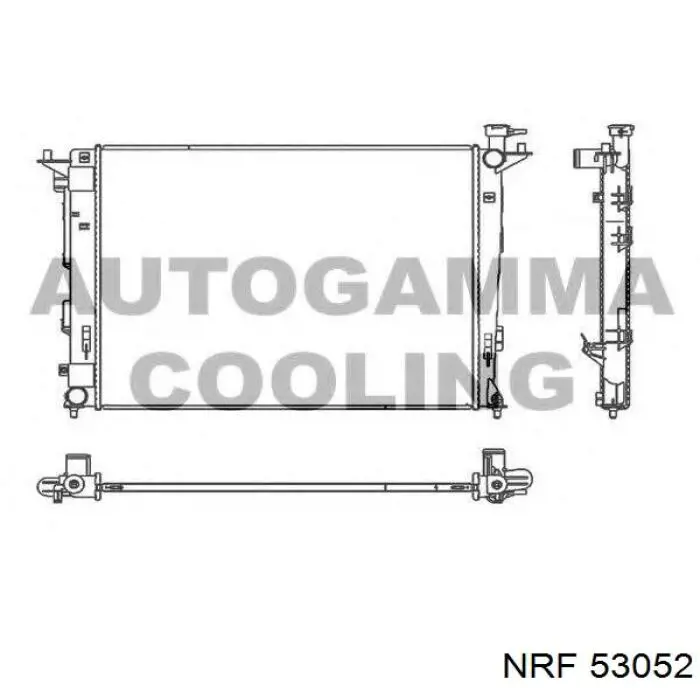 Radiador K156A38 NPS