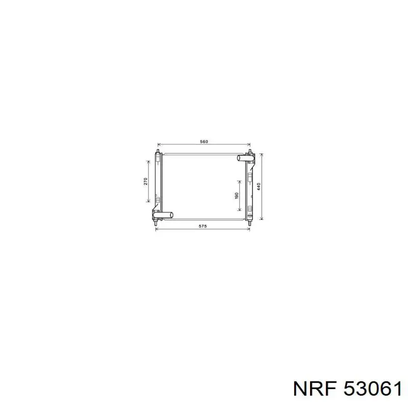 53061 NRF radiador