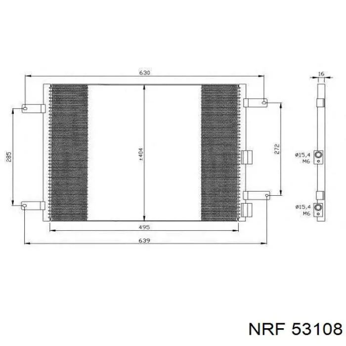 Radiador de água NRF 53108