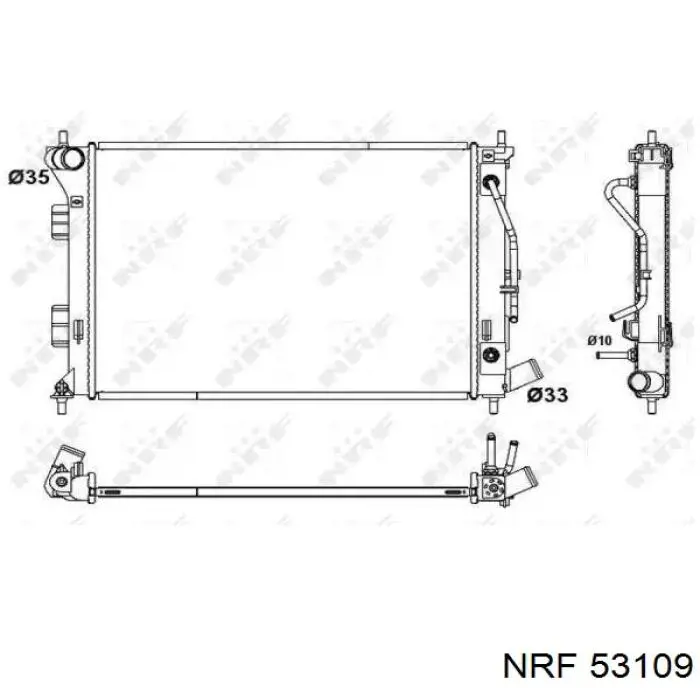Comprar 53848 NRF Radiador de auto