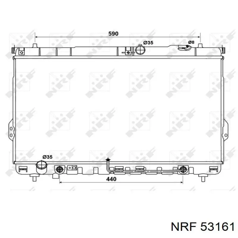 2531026450 Hyundai/Kia radiador refrigeración del motor