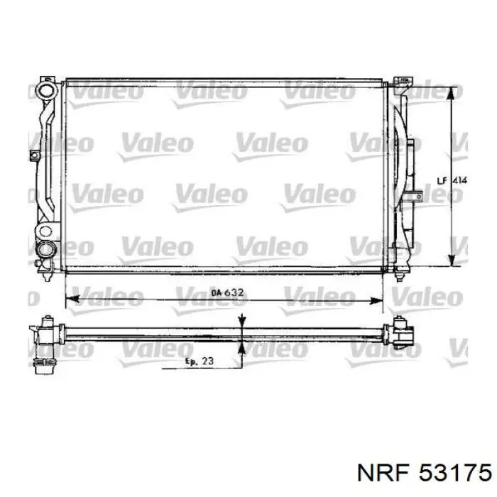 Comprar 53175 NRF Radiador de auto