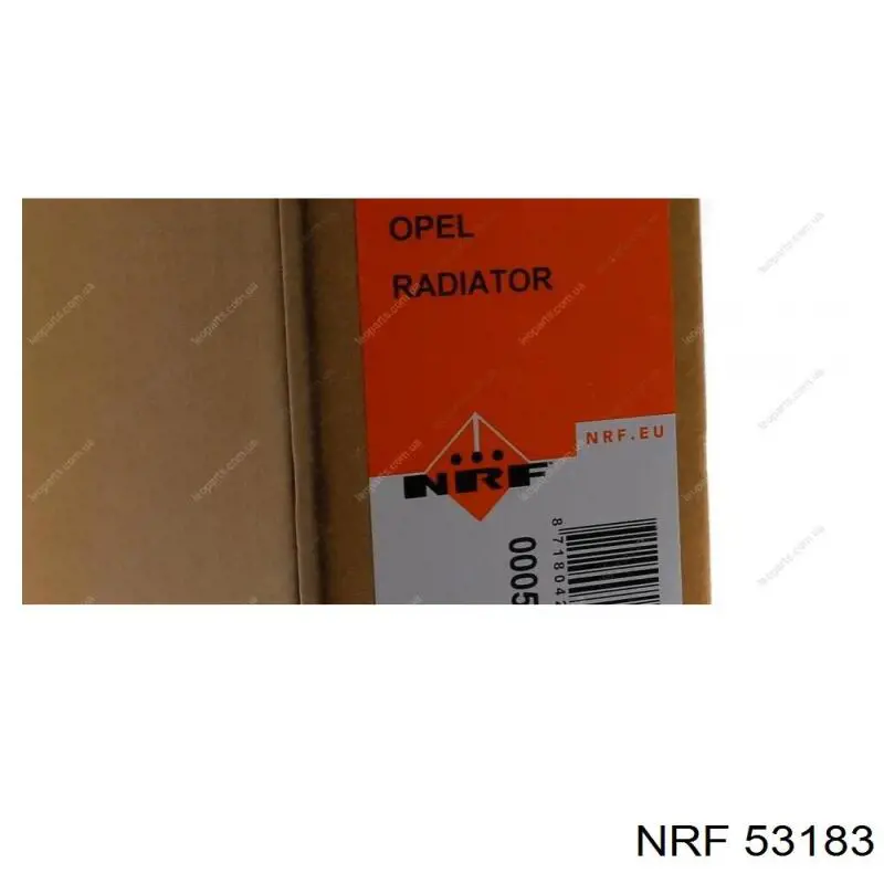 53183 NRF radiador refrigeración del motor