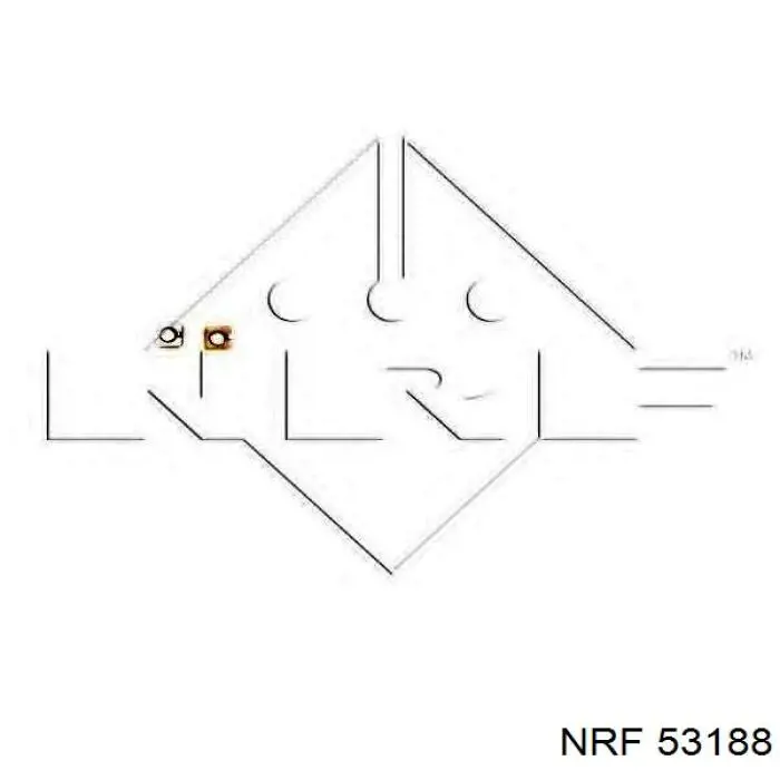 Radiador de água NRF 53188