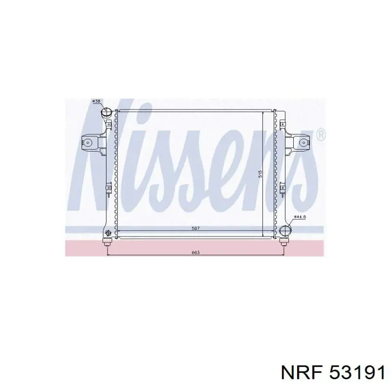 Comprar 53191 NRF Radiador de auto