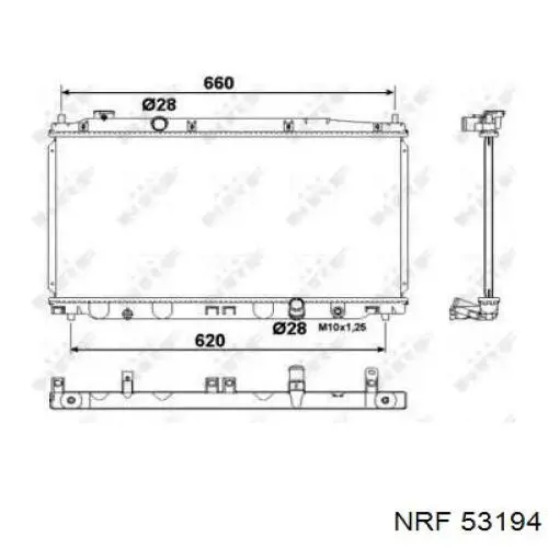53194 NRF Refrigeración del motor