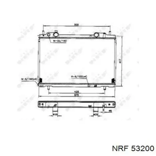 Comprar 53200 NRF Radiador de auto