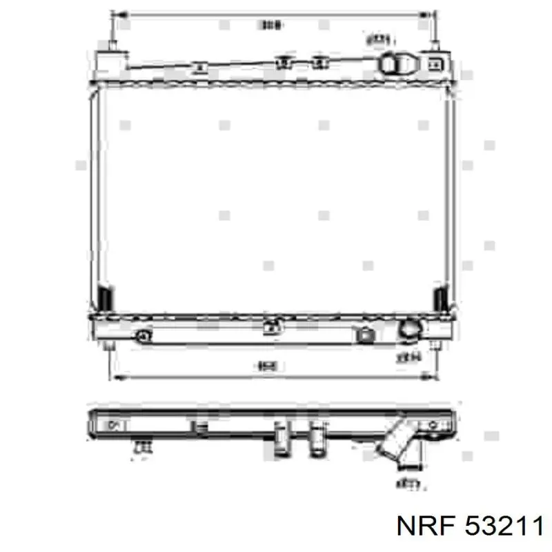 Radiador 1640021060 Toyota