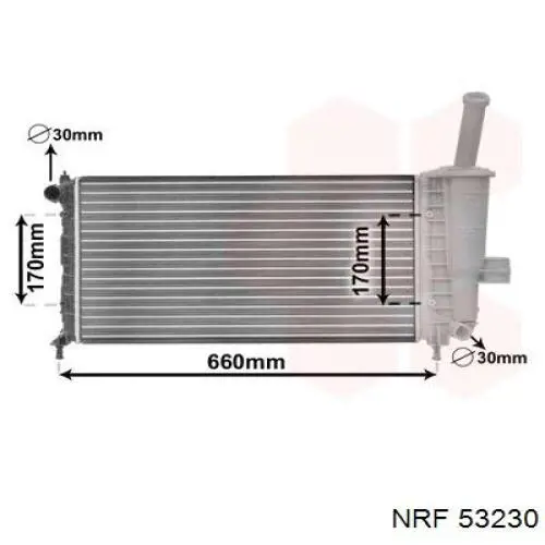 Radiador 46788046 Fiat/Alfa/Lancia
