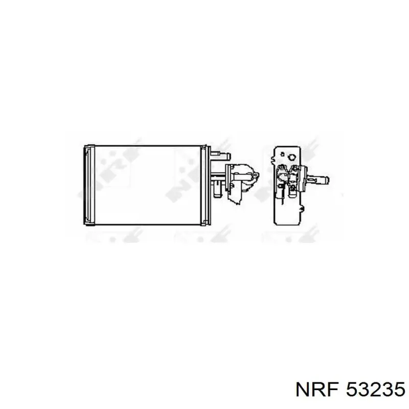 53235 NRF radiador de calefacción
