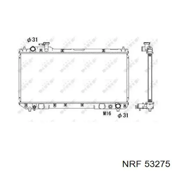 Comprar 53275 NRF Radiador de auto