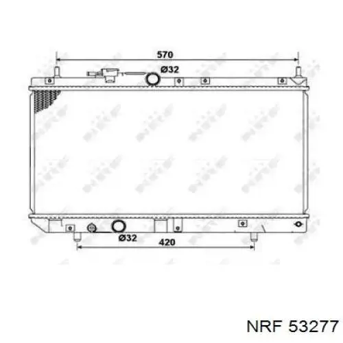 Comprar 53277 NRF Radiador de auto