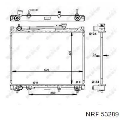 Radiador 1770077E10 Suzuki